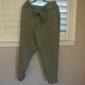 Green slacks